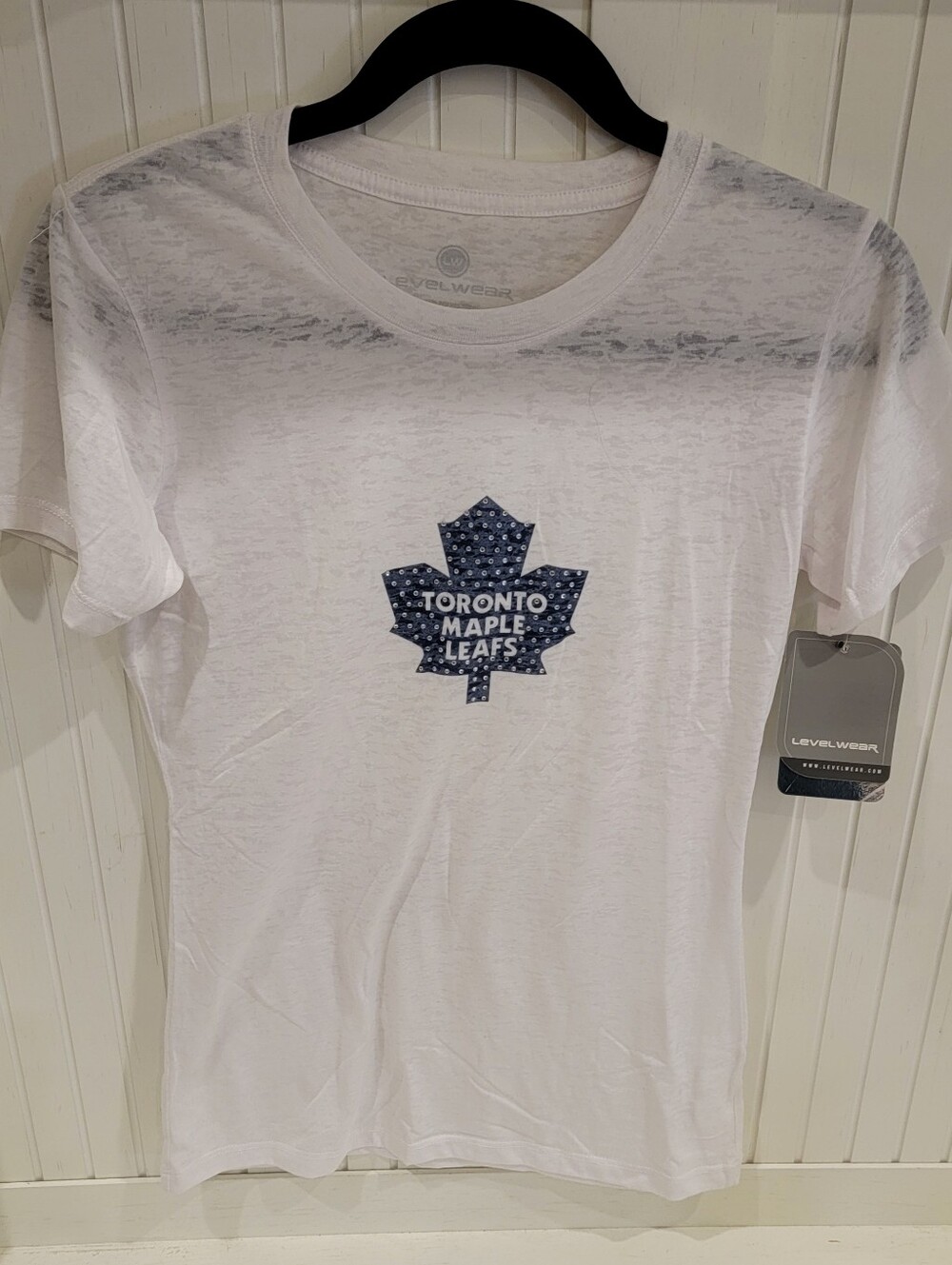 Toronto Maple Leafs White Short-Sleeve Logo Tee